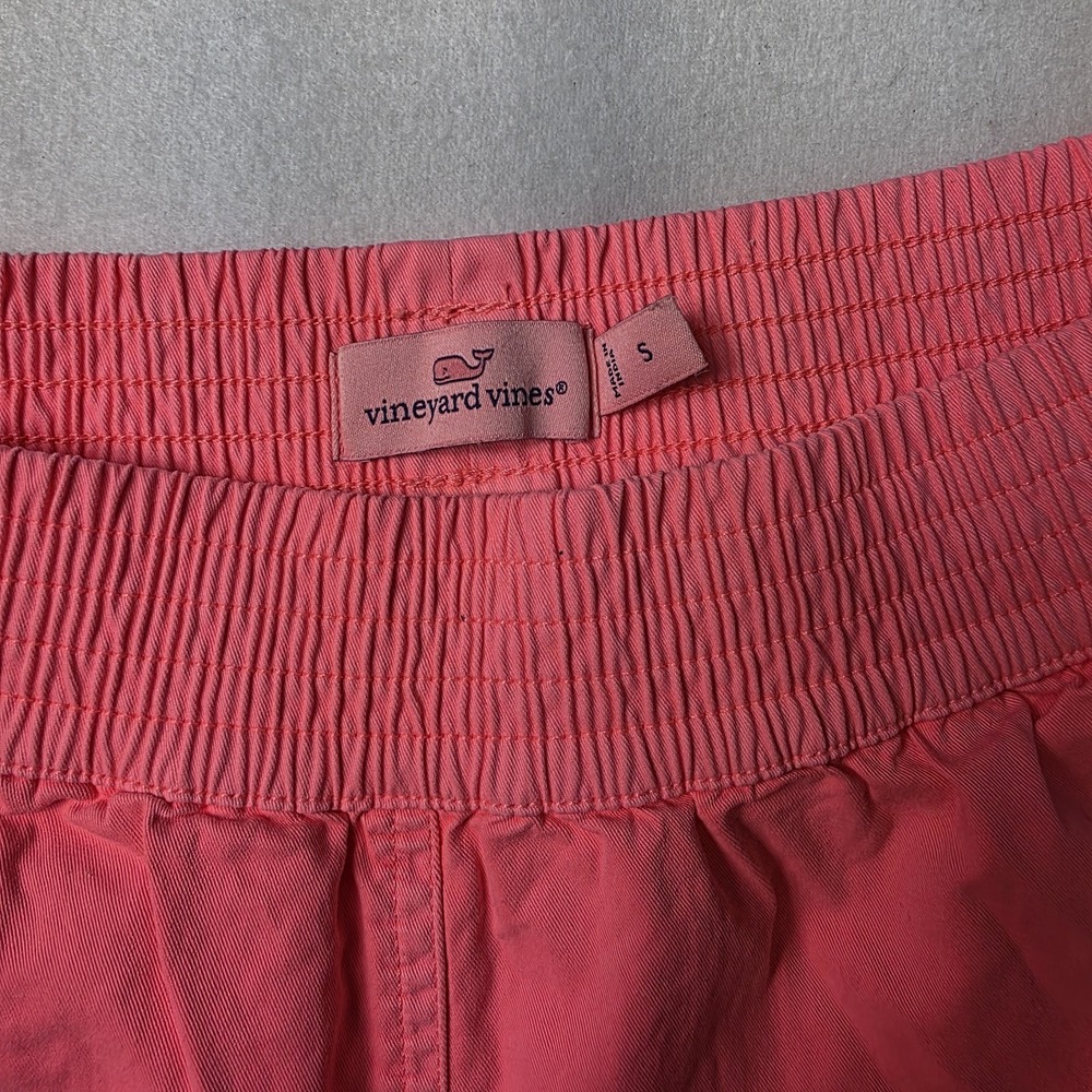 Vineyard Vines Women's shorts Pull On Every Day Neon Pink Raw Hem Size - Picture 3 of 7